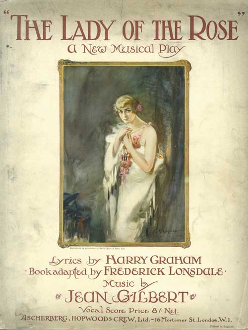 Front cover of The Lady of the Rose score